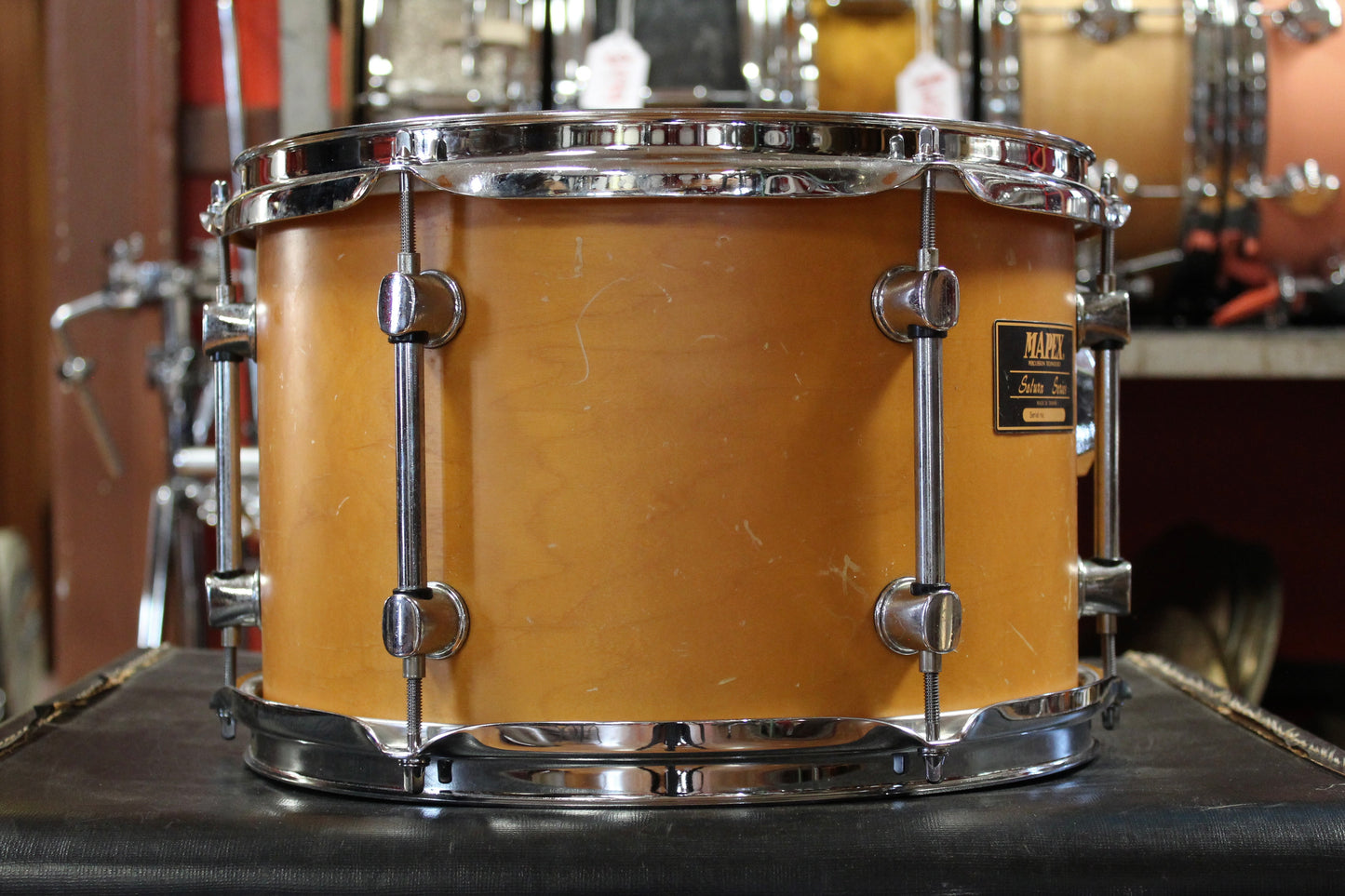 Mapex Saturn Tom Toms in Natural Maple 8x12 14x14