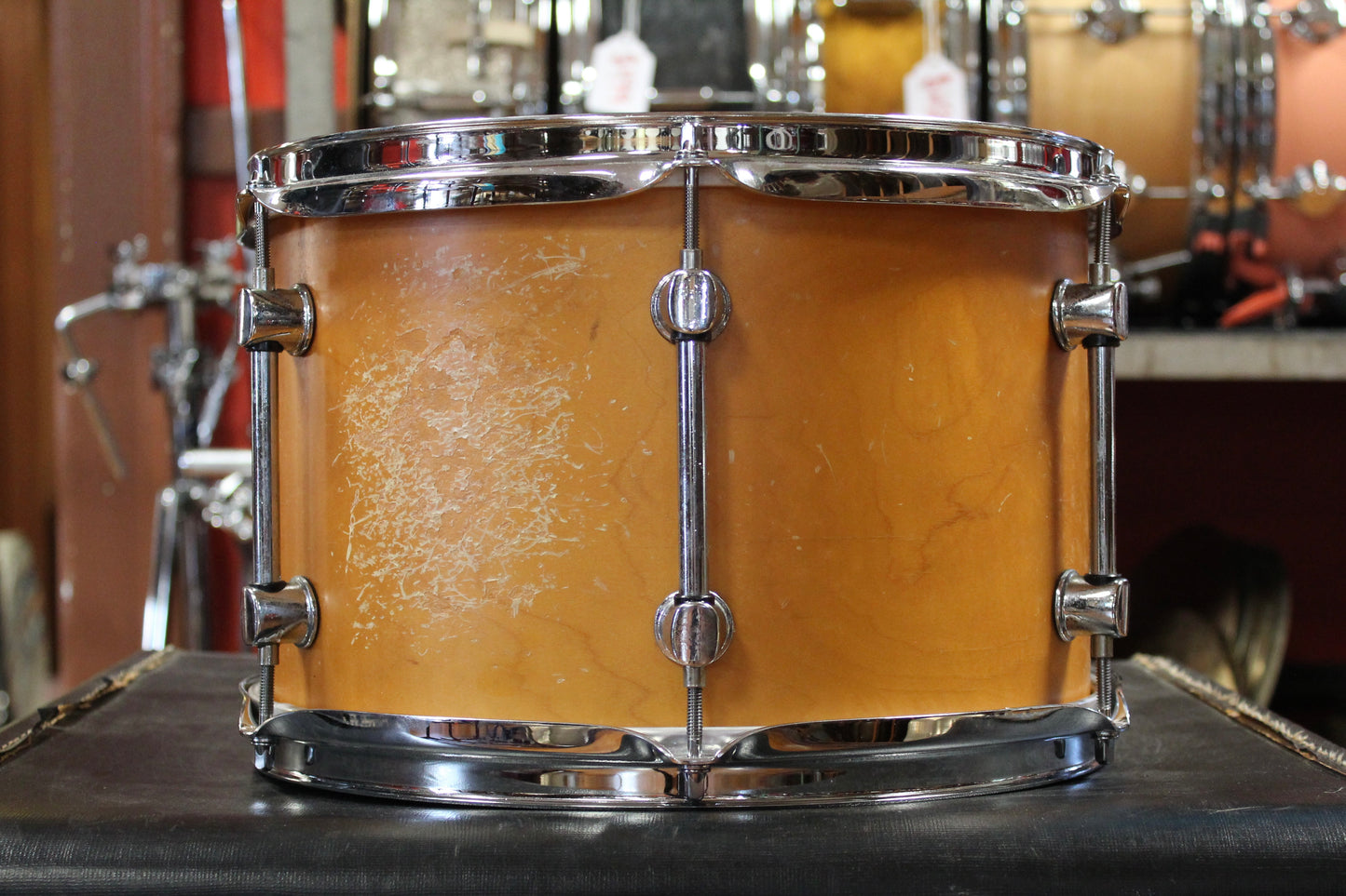 Mapex Saturn Tom Toms in Natural Maple 8x12 14x14
