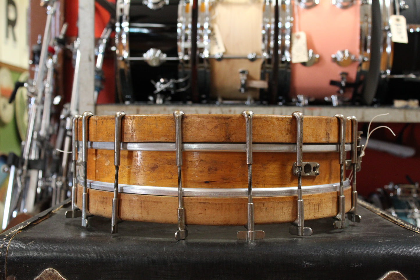 1911 Leedy 3x14 Single Tension Snare Drum