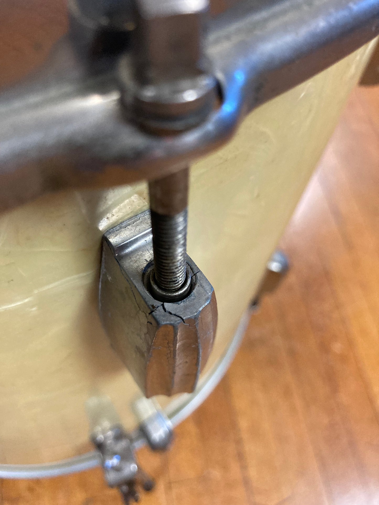 1940s Slingerland 16x16 Radio King Floor Tom in White Marine Pearl