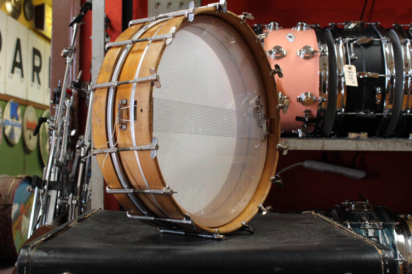 1911 Leedy 3x14 Single Tension Snare Drum