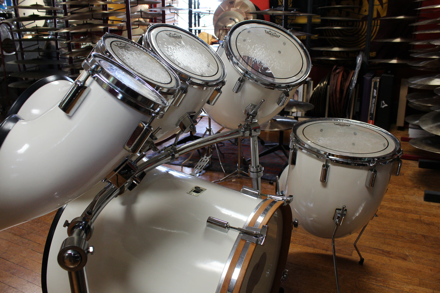 1970s North Drum Outfit in White 6-8-10-12-14-22