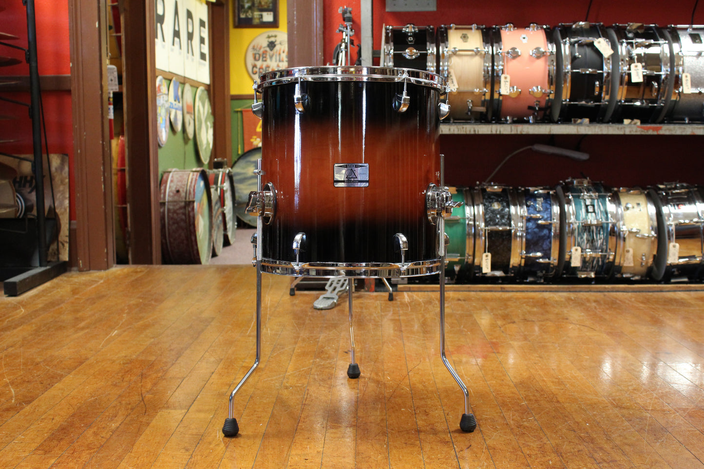 Muzzio MX Series Hybrid Electro Acoustic Outfit in Tobacco Burst 18x22 8x10 9x12 14x14 5x14