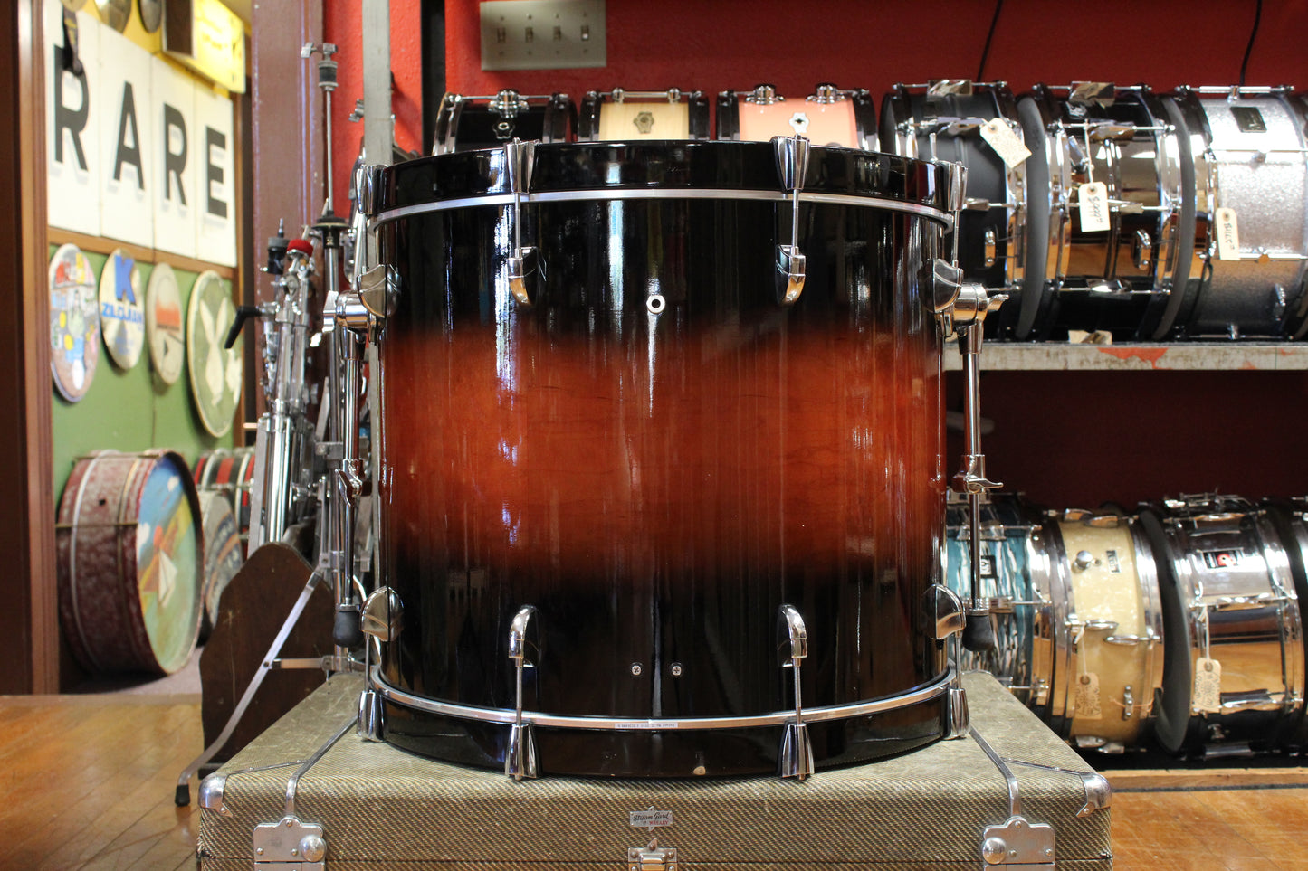 Muzzio MX Series Hybrid Electro Acoustic Outfit in Tobacco Burst 18x22 8x10 9x12 14x14 5x14