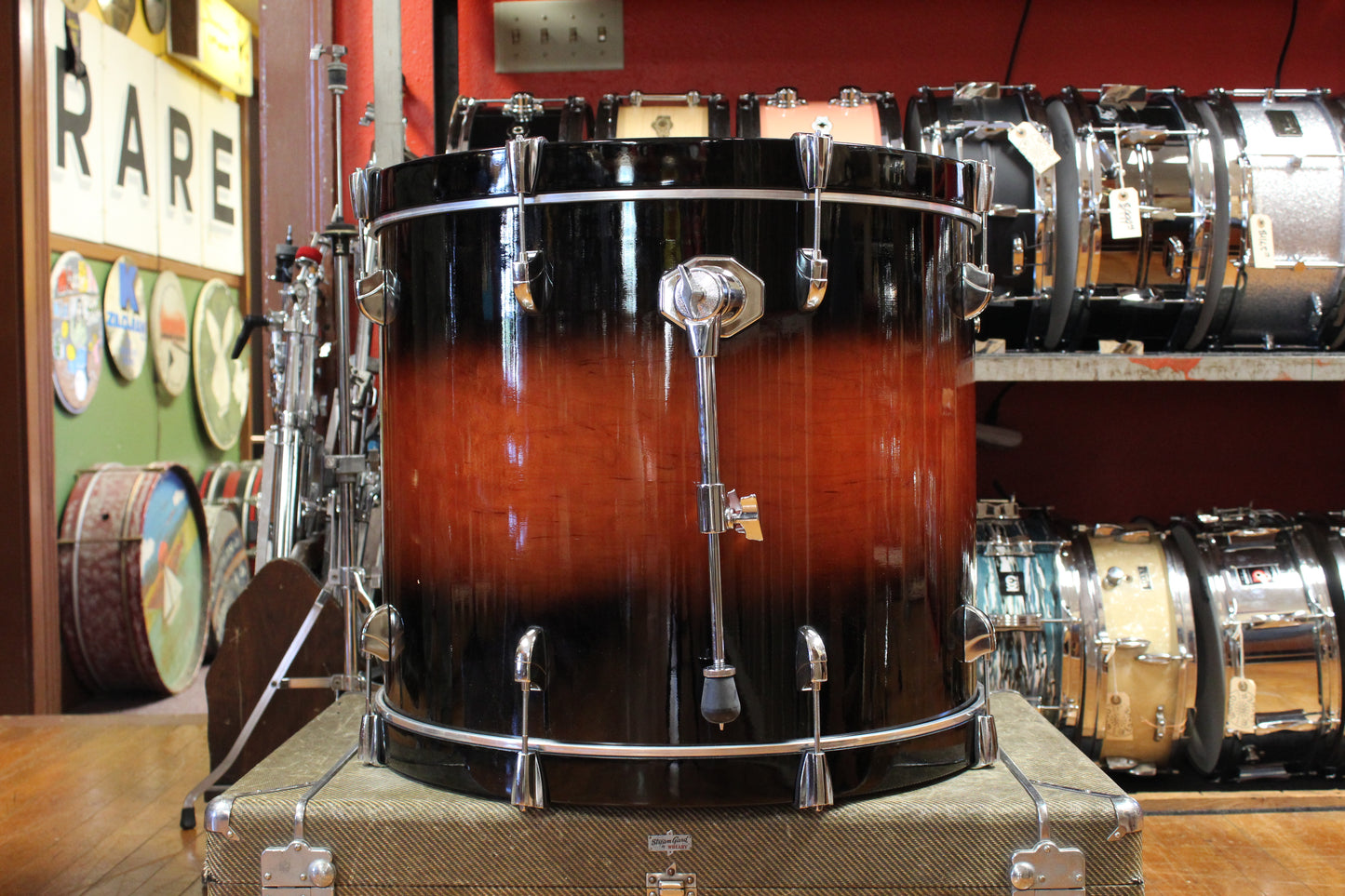 Muzzio MX Series Hybrid Electro Acoustic Outfit in Tobacco Burst 18x22 8x10 9x12 14x14 5x14