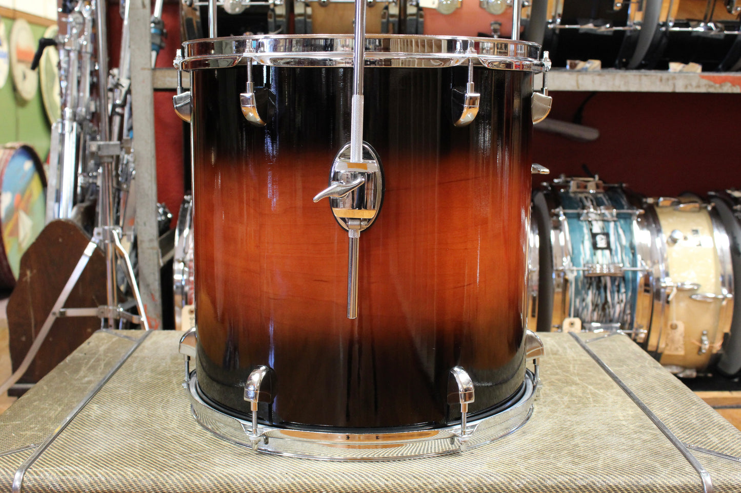 Muzzio MX Series Hybrid Electro Acoustic Outfit in Tobacco Burst 18x22 8x10 9x12 14x14 5x14