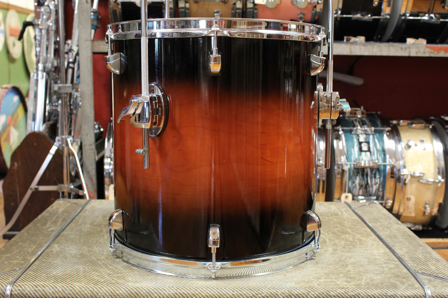 Muzzio MX Series Hybrid Electro Acoustic Outfit in Tobacco Burst 18x22 8x10 9x12 14x14 5x14