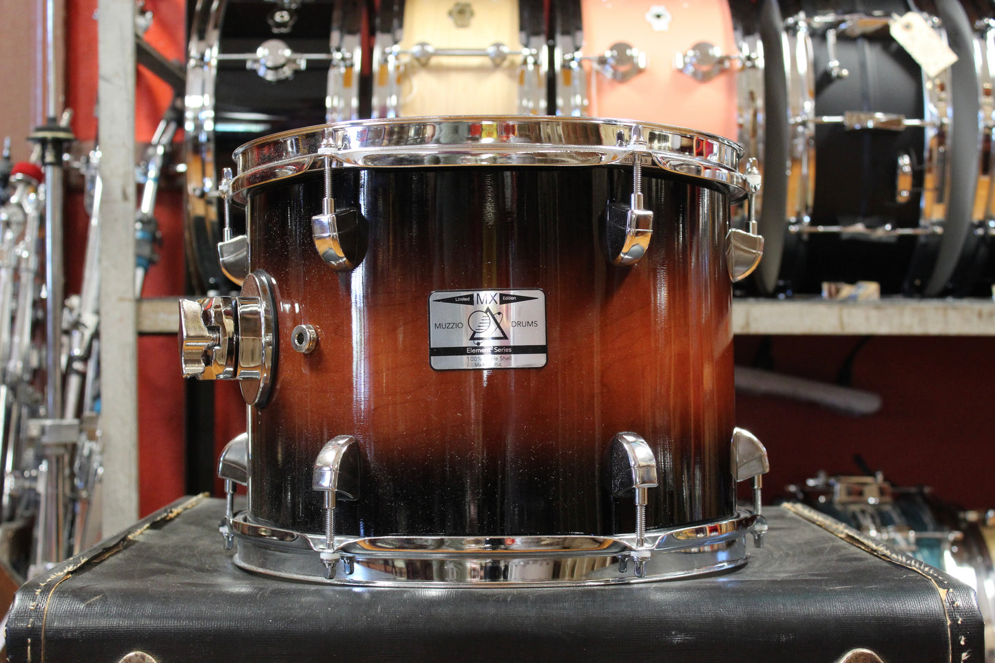 Muzzio MX Series Hybrid Electro Acoustic Outfit in Tobacco Burst 18x22 8x10 9x12 14x14 5x14