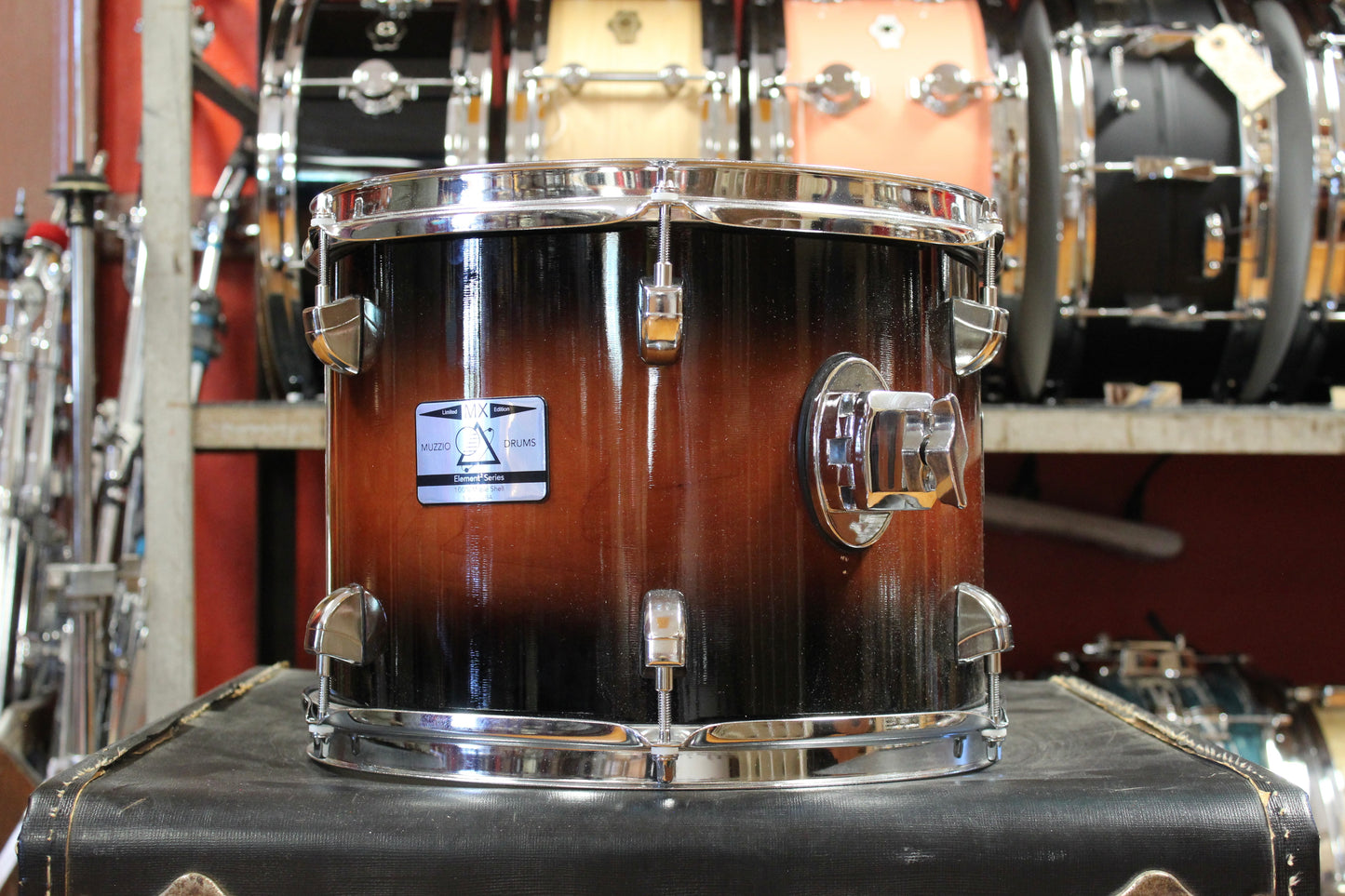 Muzzio MX Series Hybrid Electro Acoustic Outfit in Tobacco Burst 18x22 8x10 9x12 14x14 5x14