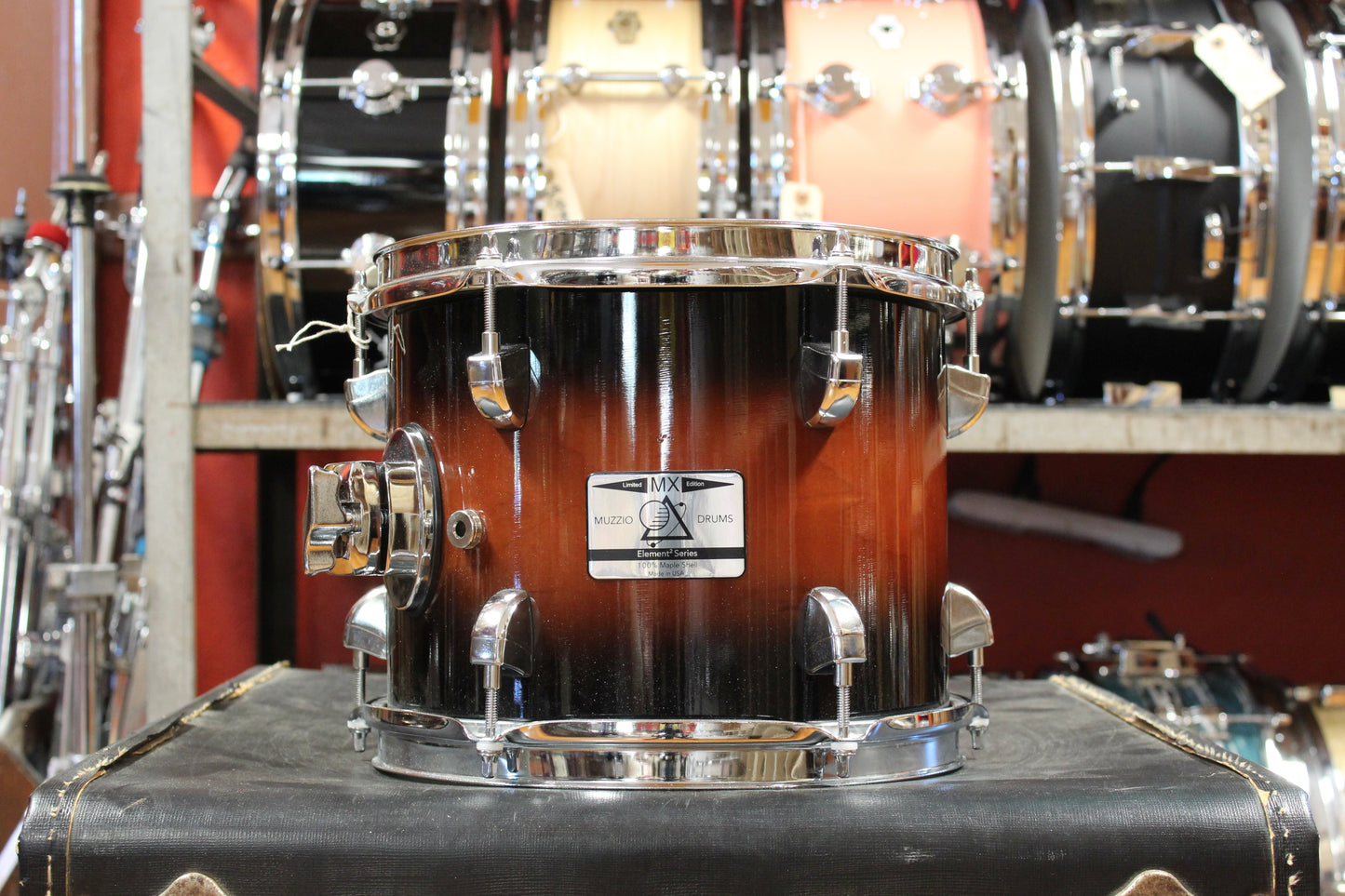 Muzzio MX Series Hybrid Electro Acoustic Outfit in Tobacco Burst 18x22 8x10 9x12 14x14 5x14