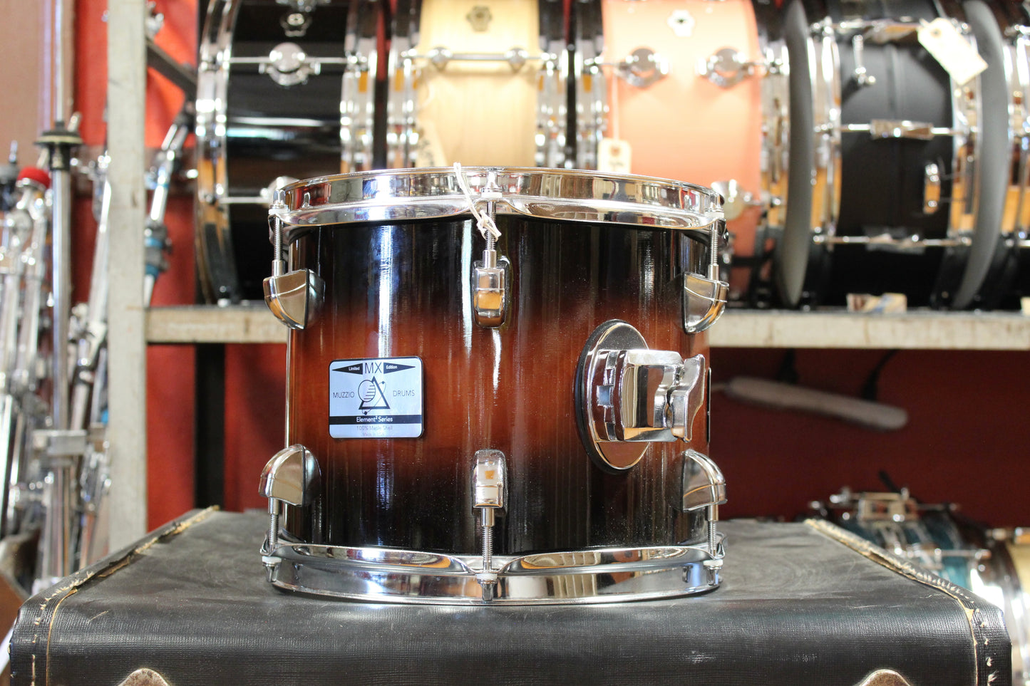 Muzzio MX Series Hybrid Electro Acoustic Outfit in Tobacco Burst 18x22 8x10 9x12 14x14 5x14