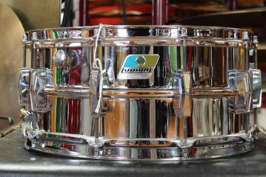 1970's LM402 Ludwig 6.5"x14" Supraphonic Snare Drum