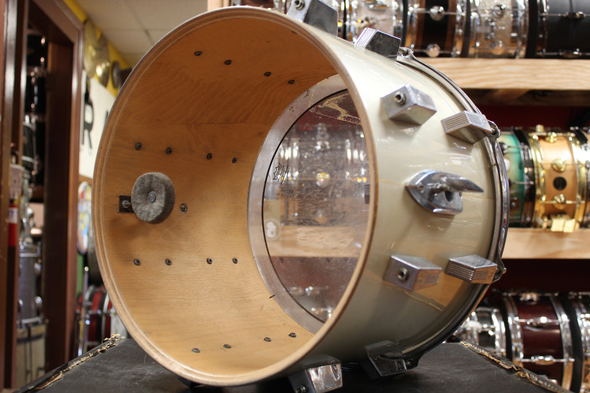 1970s Sonor Phonic Outfit in Metallic Silver 16x22 9x13 10x14 16x16