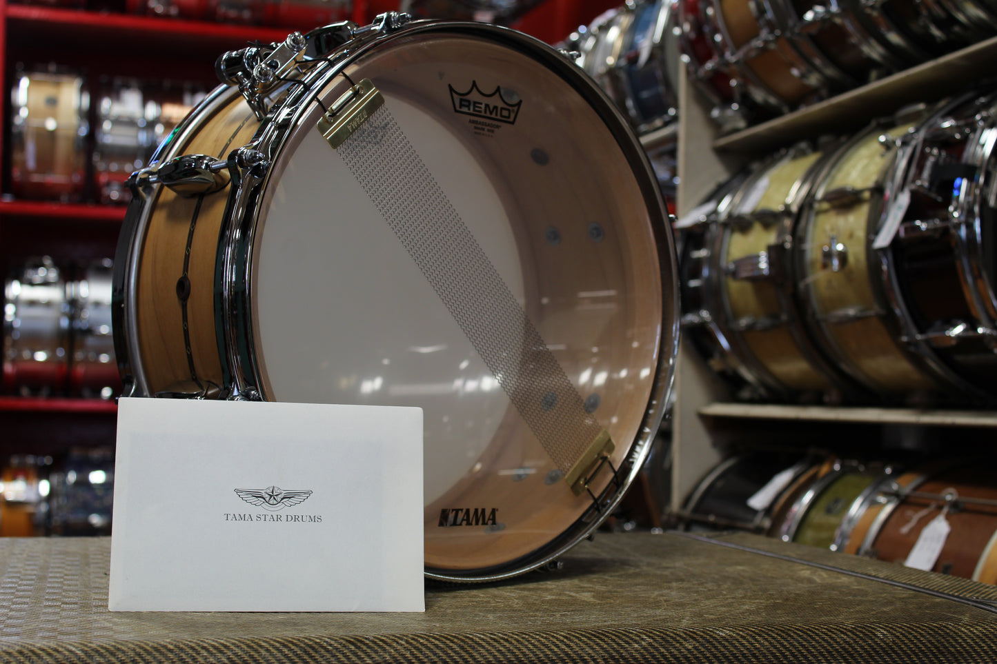 Tama Star Series Solid Maple Snare Drum 6x14" - Oiled Natural Maple
