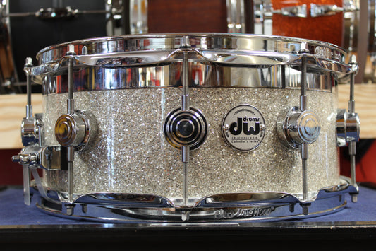 DW Collector's Series 6x14 Top Edge Snare Drum in Broken Glass