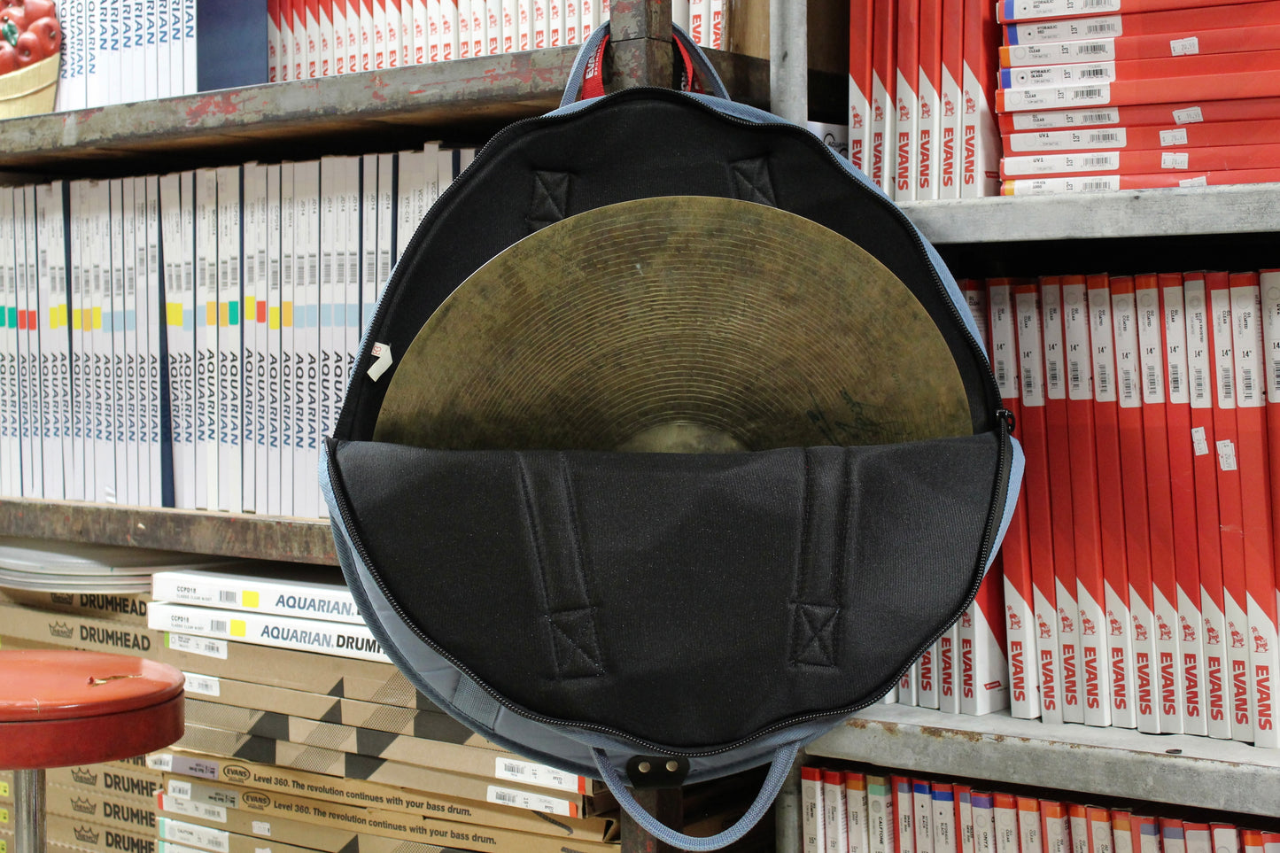 1980's 20" Paiste Cymbal Bag Faded Blue