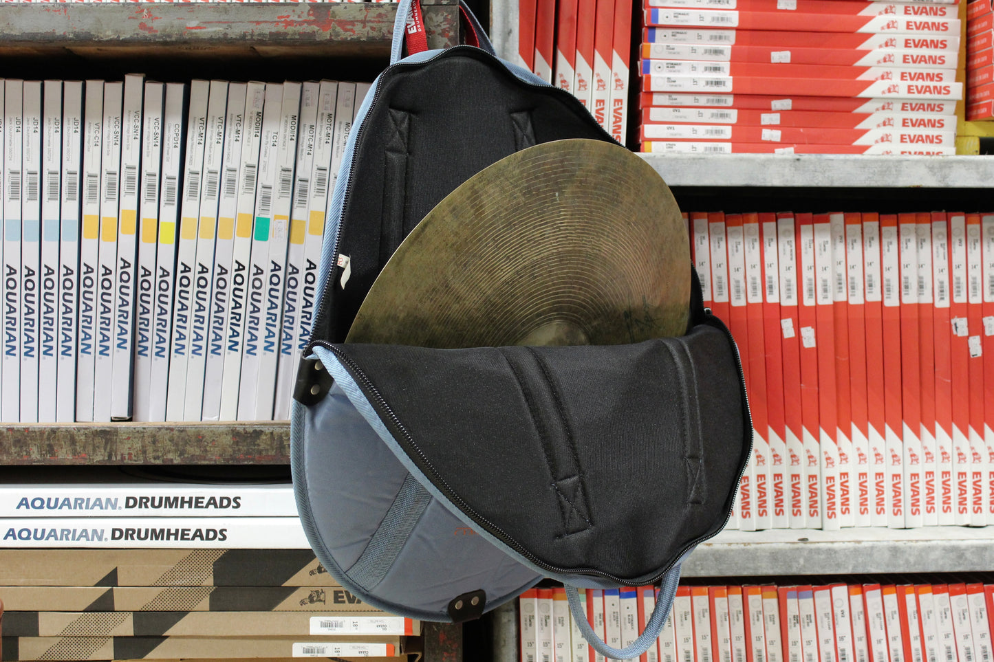 1980's 20" Paiste Cymbal Bag Faded Blue