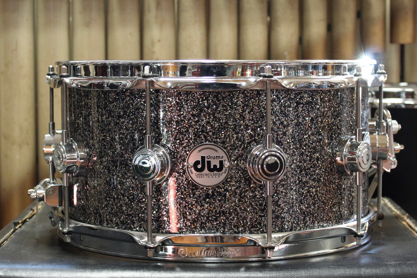 DW 6.5x14 Collector's series Snare Drum in Black Galaxy