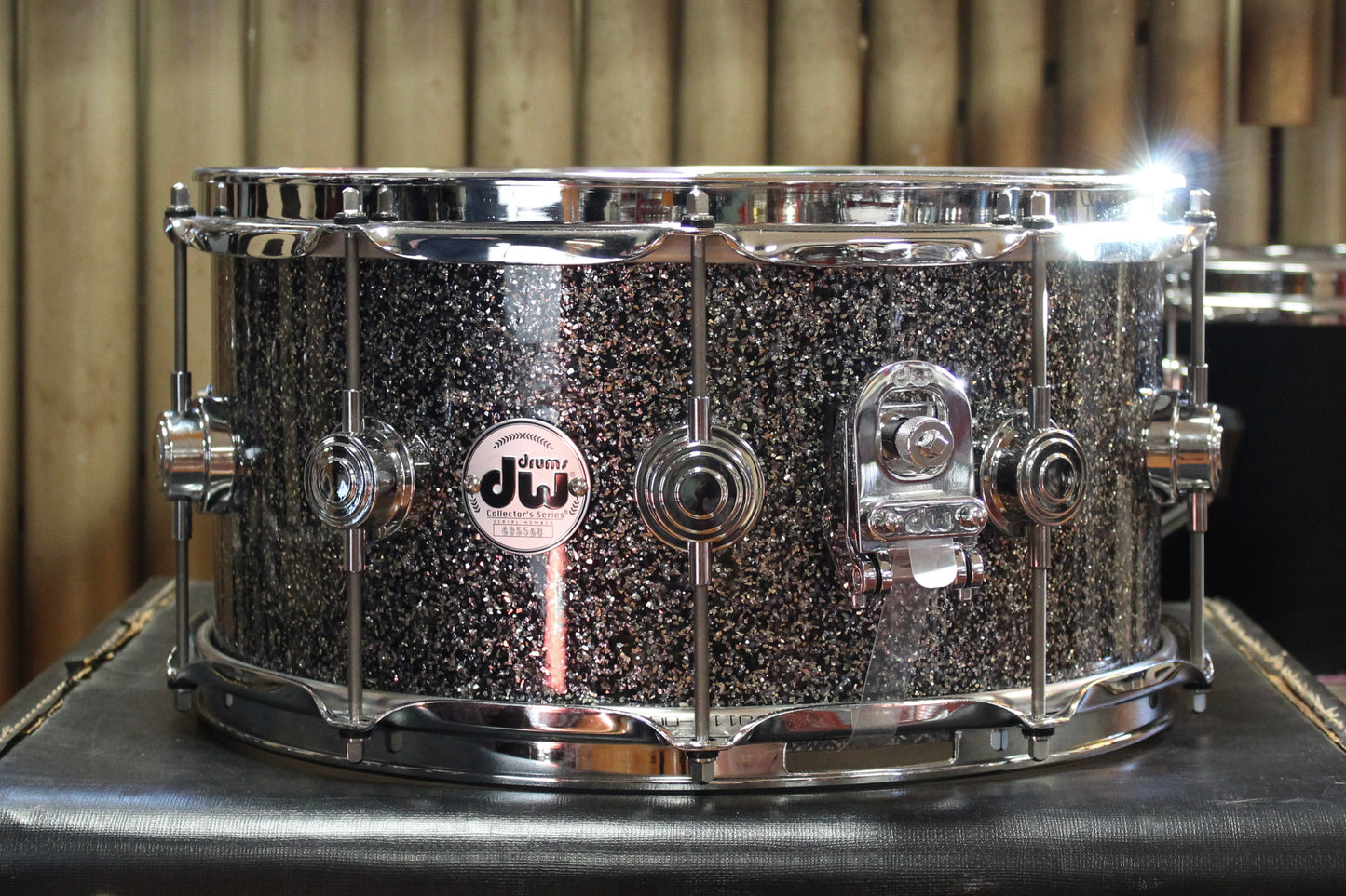 DW 6.5x14 Collector's series Snare Drum in Black Galaxy