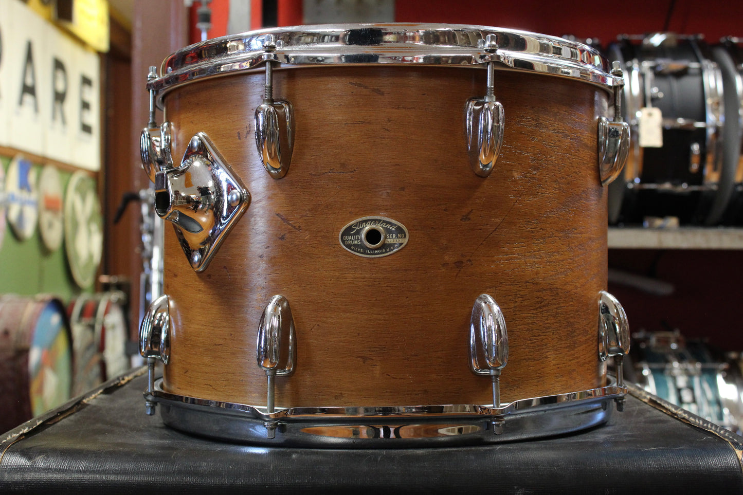 1970s Slingerland 10x14 Tom in Natural Stain
