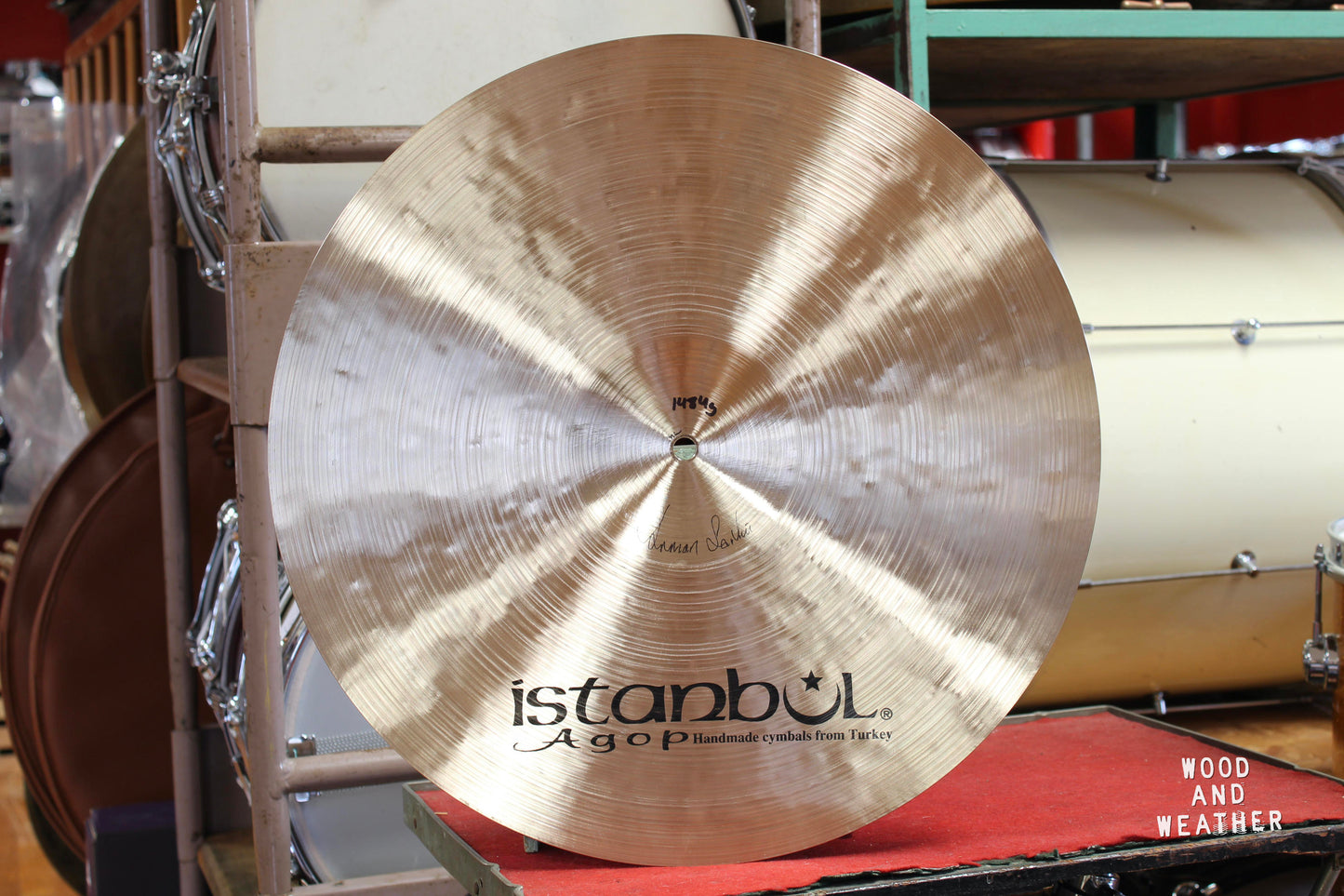 Istanbul Agop 18" Mel Lewis 1982 Crash 1484g