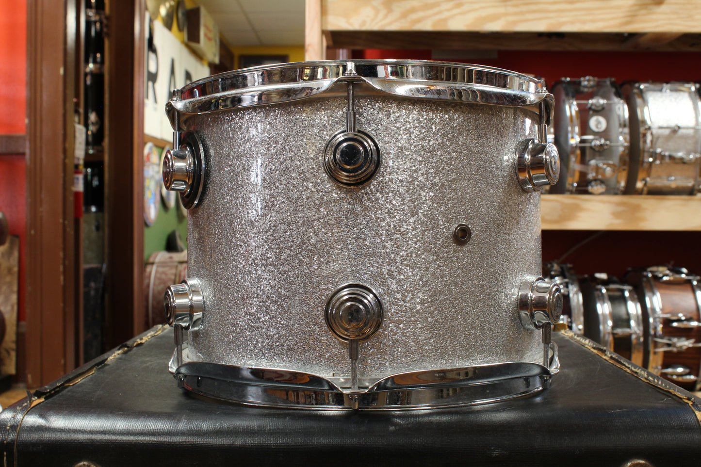 DW Collectors Series Outfit in Silver Sparkle 18x22 8x10 9x12 11x14 13x16