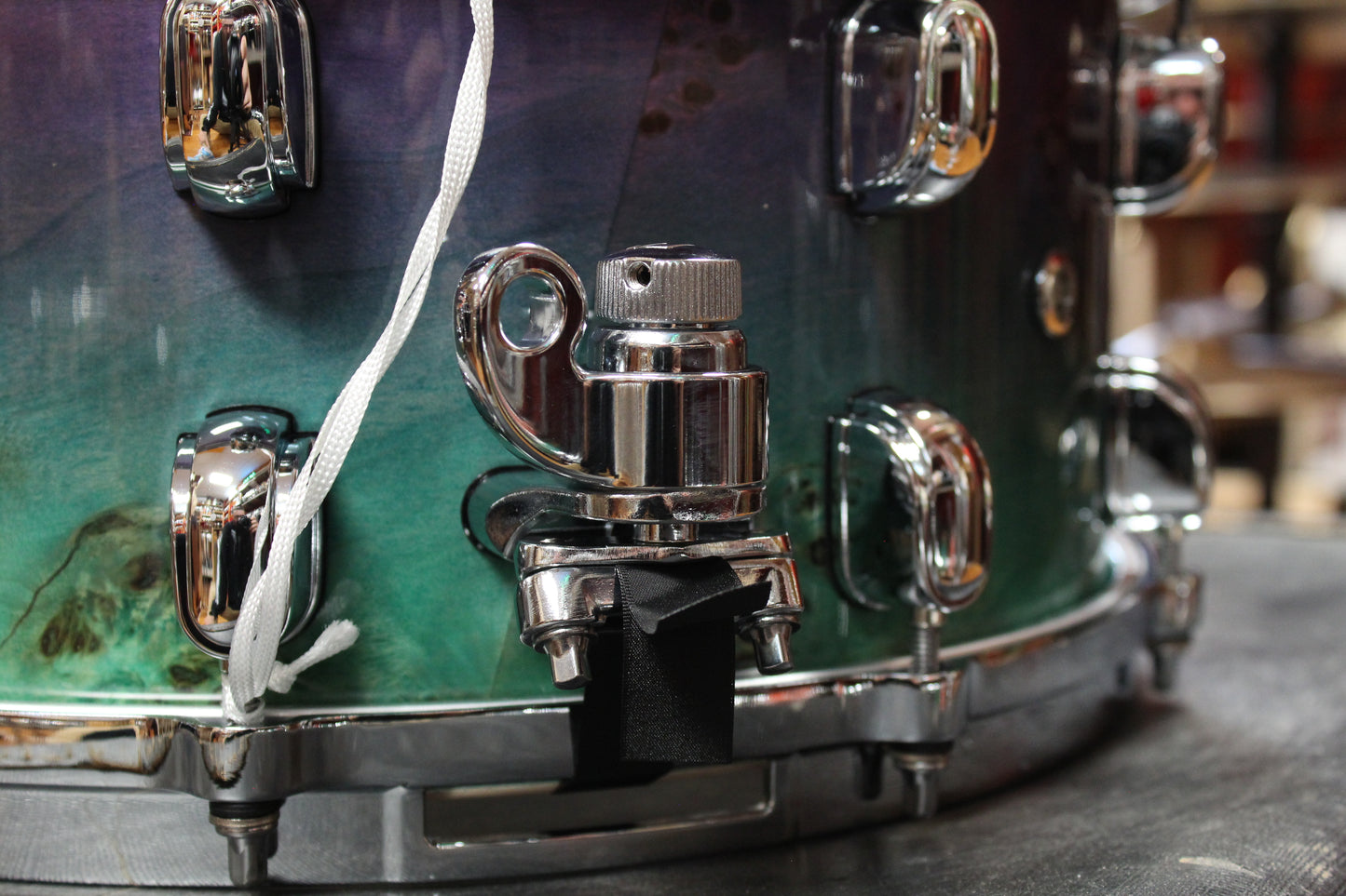 Tama Starclassic 6.5x14 Walnut/Birch Snare Drum in Nebula Mappa Burl Fade