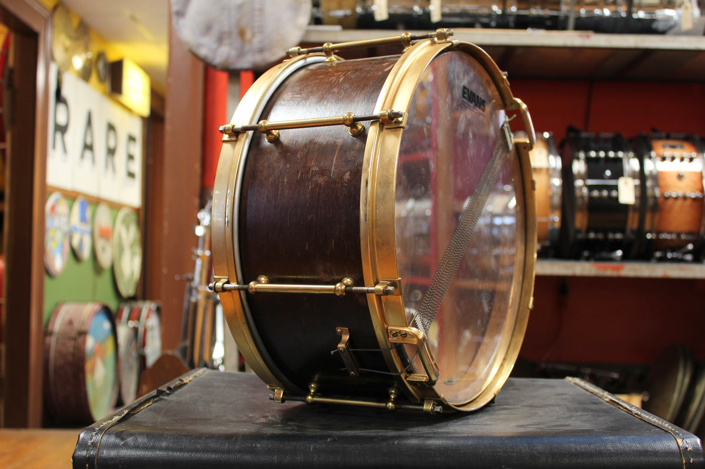 1930s Slingerland 6.5x14 Professional Model Snare Drum in Mahogany