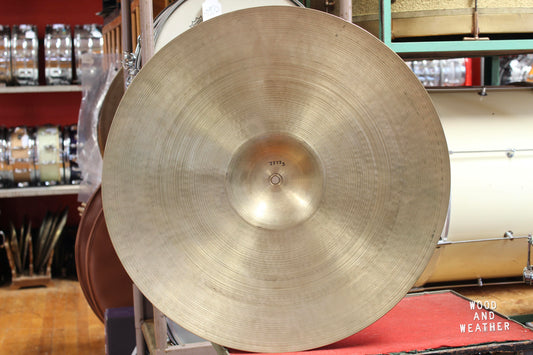1950s A. Zildjian 22" Hollow Block Ride 3373g