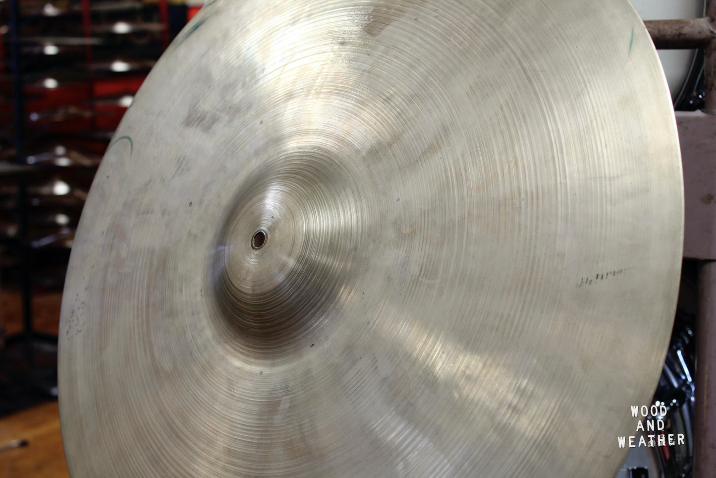 1950s A. Zildjian 22" Hollow Block Ride 3373g