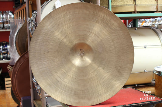 1950s A. Zildjian 22" Hollow Block Ride 3231g