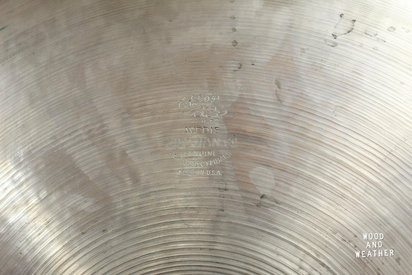 1950s A. Zildjian 22" Hollow Block Ride 3231g