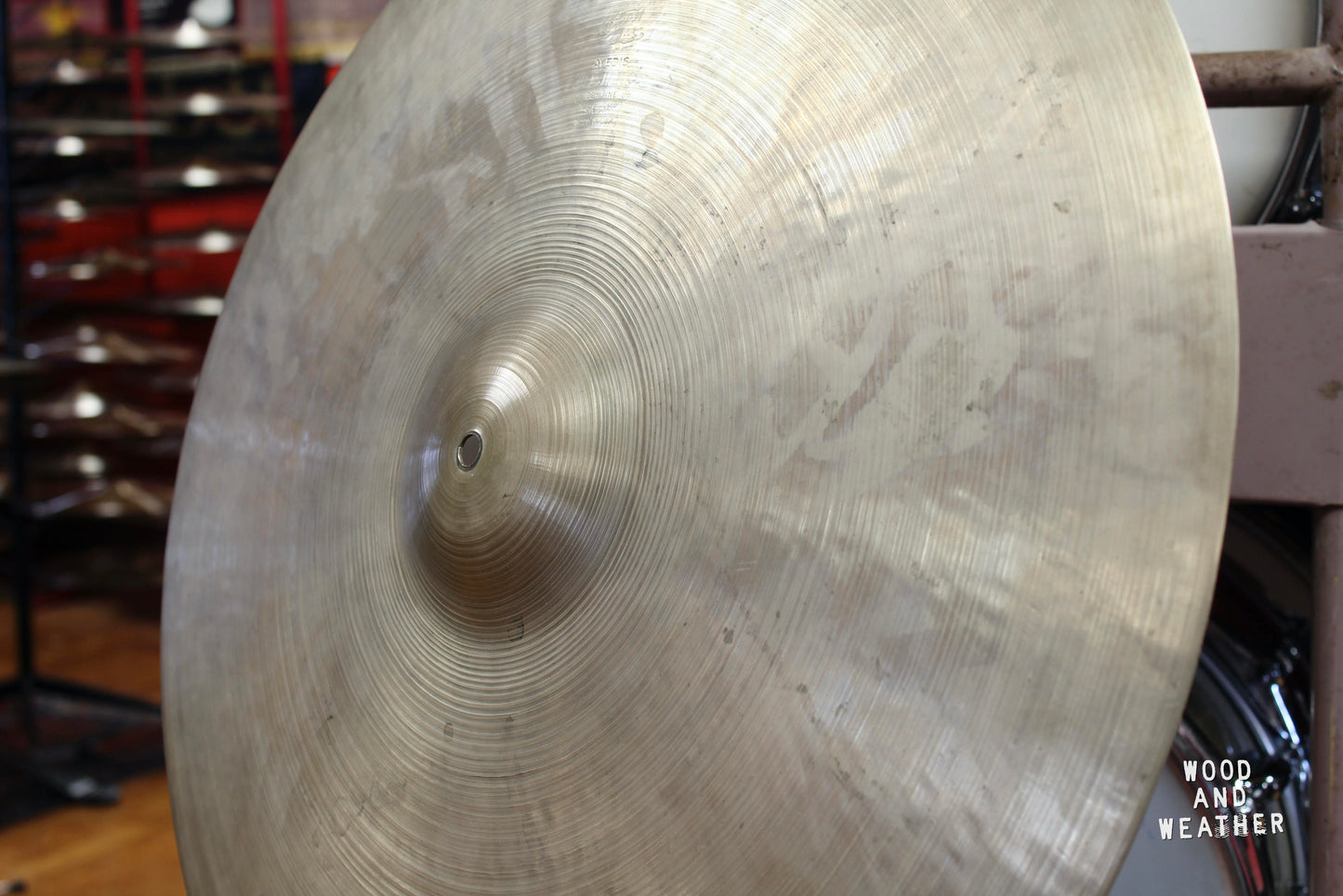 1950s A. Zildjian 22" Hollow Block Ride 3231g