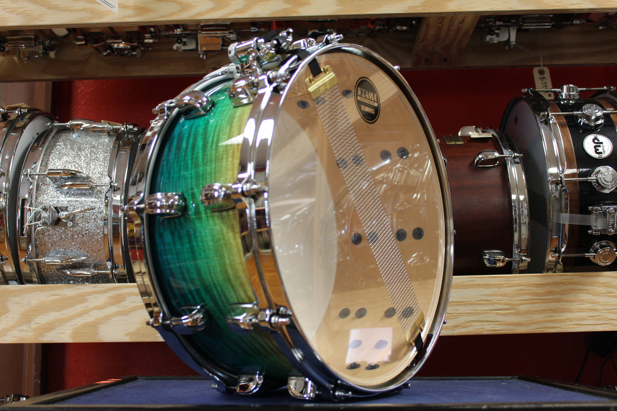 Tama Starclassic Maple Exotic Snare Drum 6.5x14 in Marine Shoreline Movingui Fade