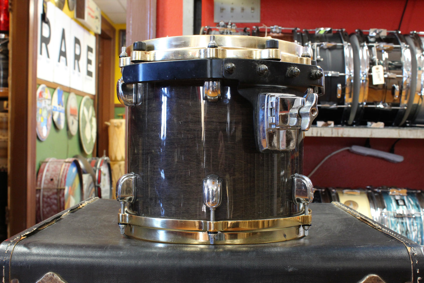 1990s Tama Starclassic Maple Outfit in Cherry Black 16x22 9x10 9x12 14x14