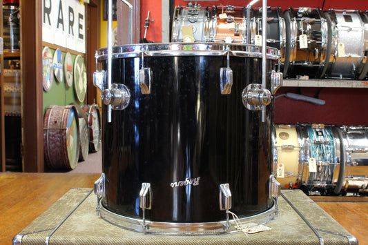 1970s Rogers 16x18 Floor Tom in Jet Black