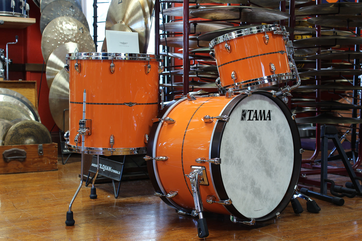 2024 Tama Star Bubinga Atomic Orange 14x20 9x13 16x16