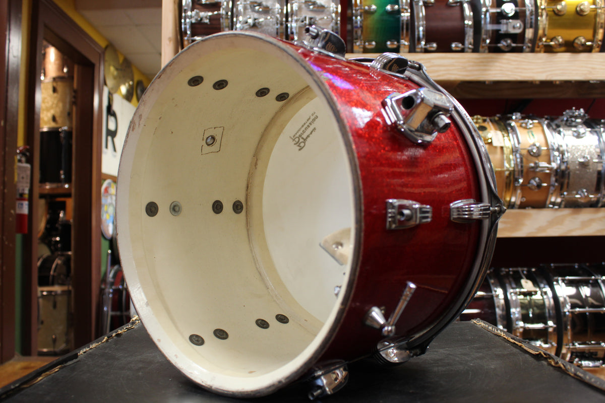 1960 Ludwig 8x12 Tom in Sparkling Red Pearl