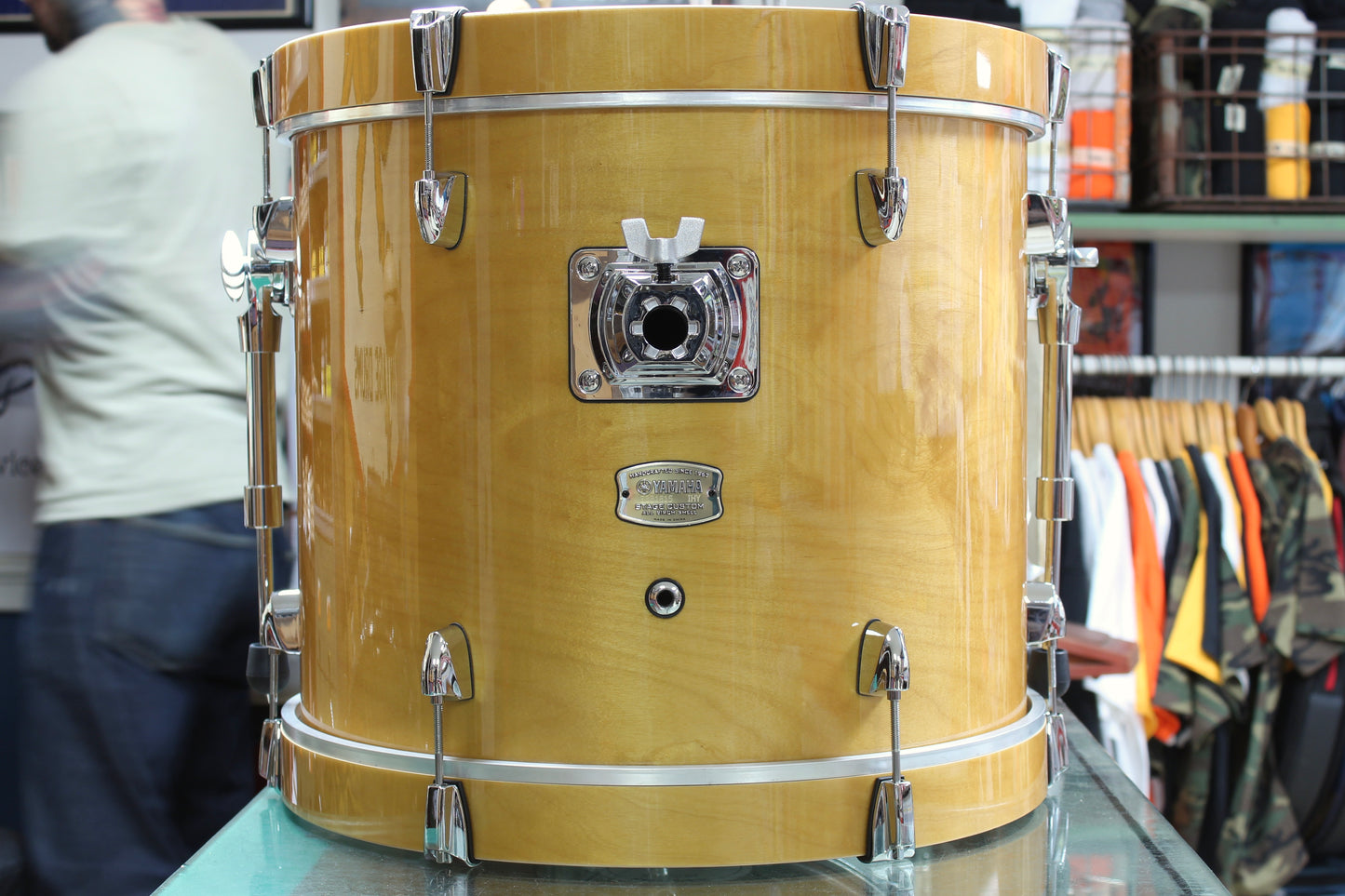 Yamaha 15"x18" Stage Custom Bass Drum in Natural Finish