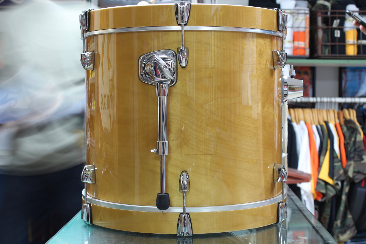 Yamaha 15"x18" Stage Custom Bass Drum in Natural Finish
