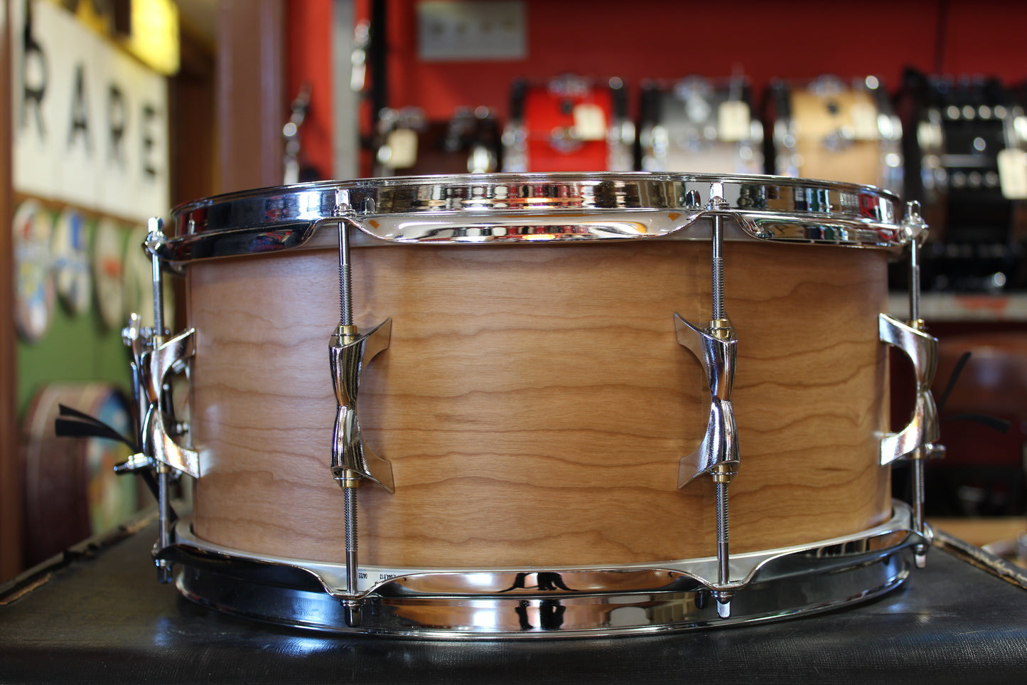 INDe Drum Lab 6.5x14 Studio Mod Cherry Snare Drum