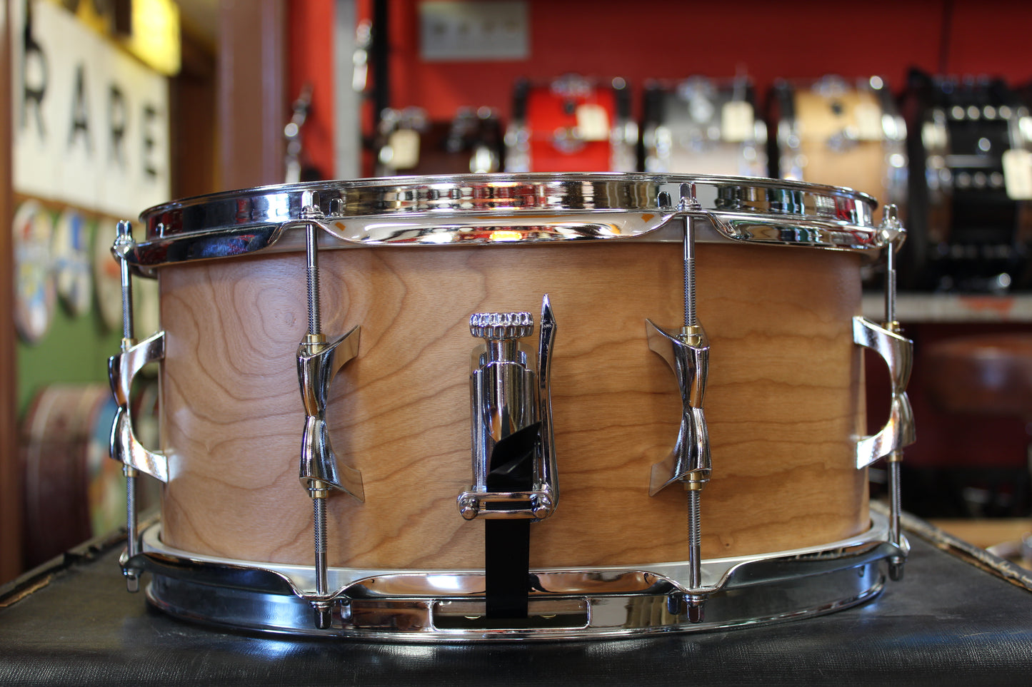 INDe Drum Lab 6.5x14 Studio Mod Cherry Snare Drum
