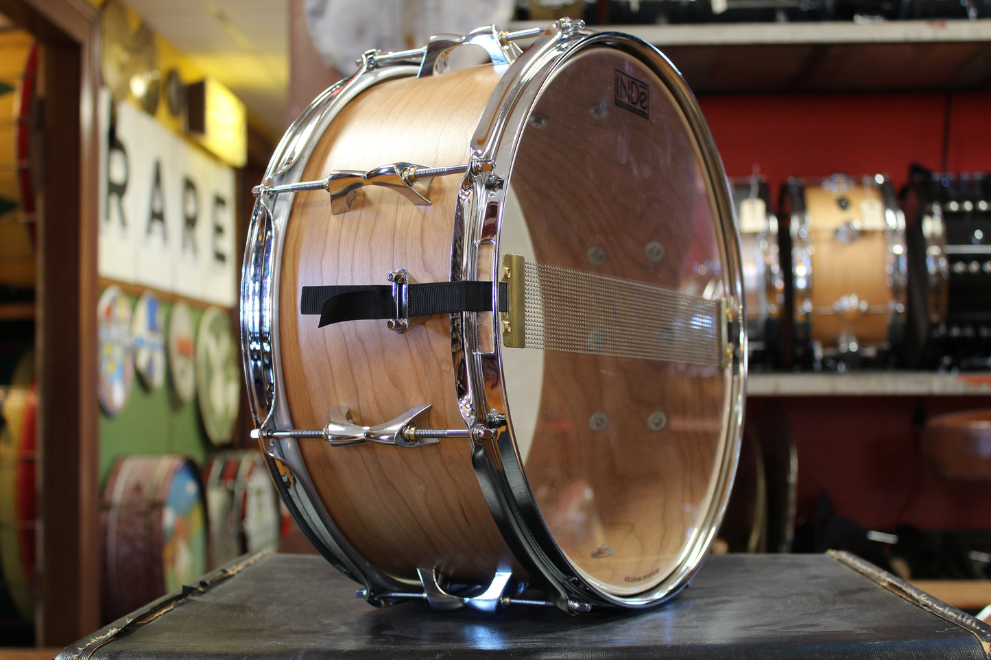 INDe Drum Lab 6.5x14 Studio Mod Cherry Snare Drum