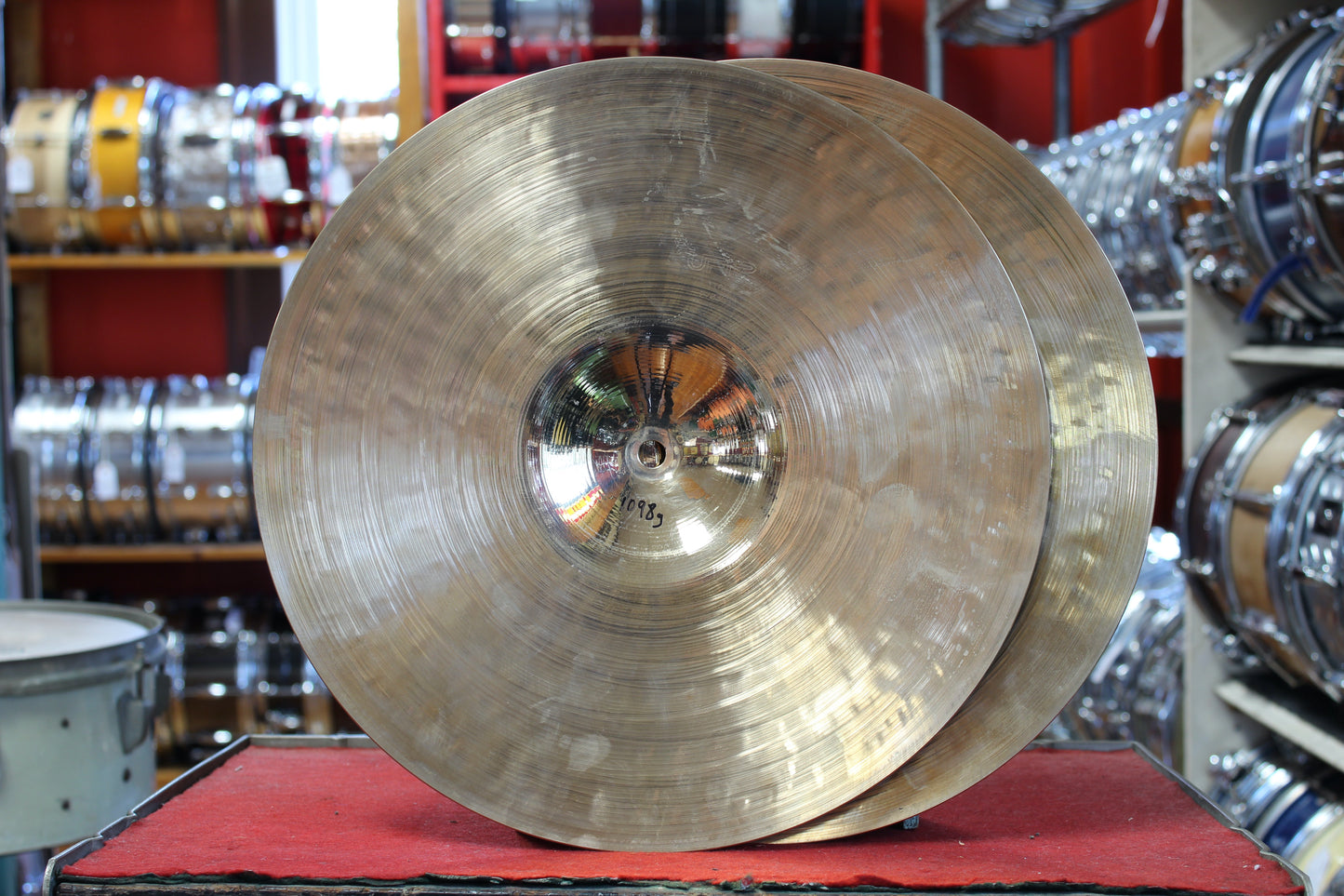 Used UFIP 14" Class Series Brilliant Hi-Hats 1098/1292g