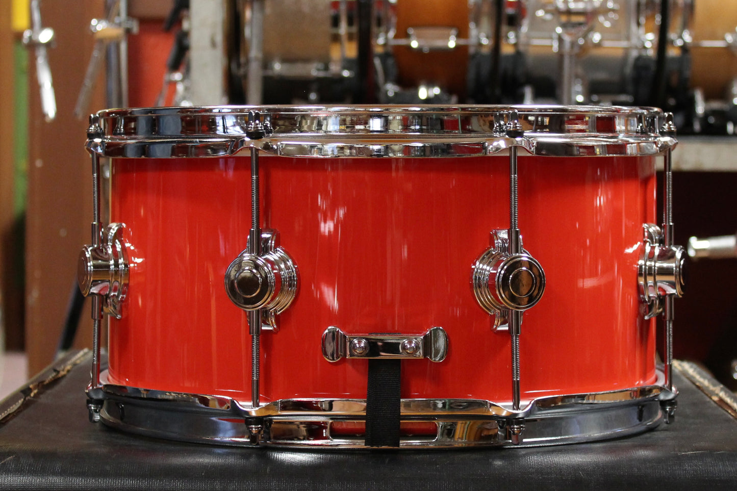 George Way 7x14 Aristocrat Snare Drum in Hot Red