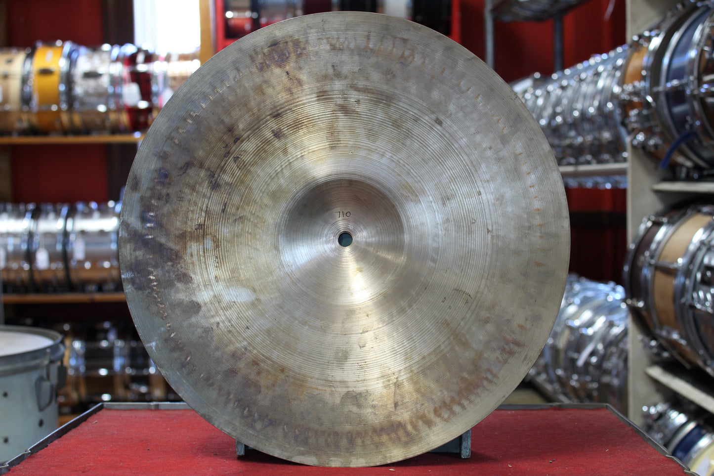 1950s A. Zildjian 14" Single Hi-Hat 710g