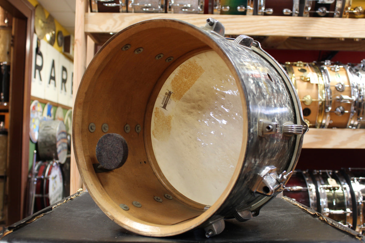 Early 1960s Ludwig 8x12 Tom in Black Diamond Pearl