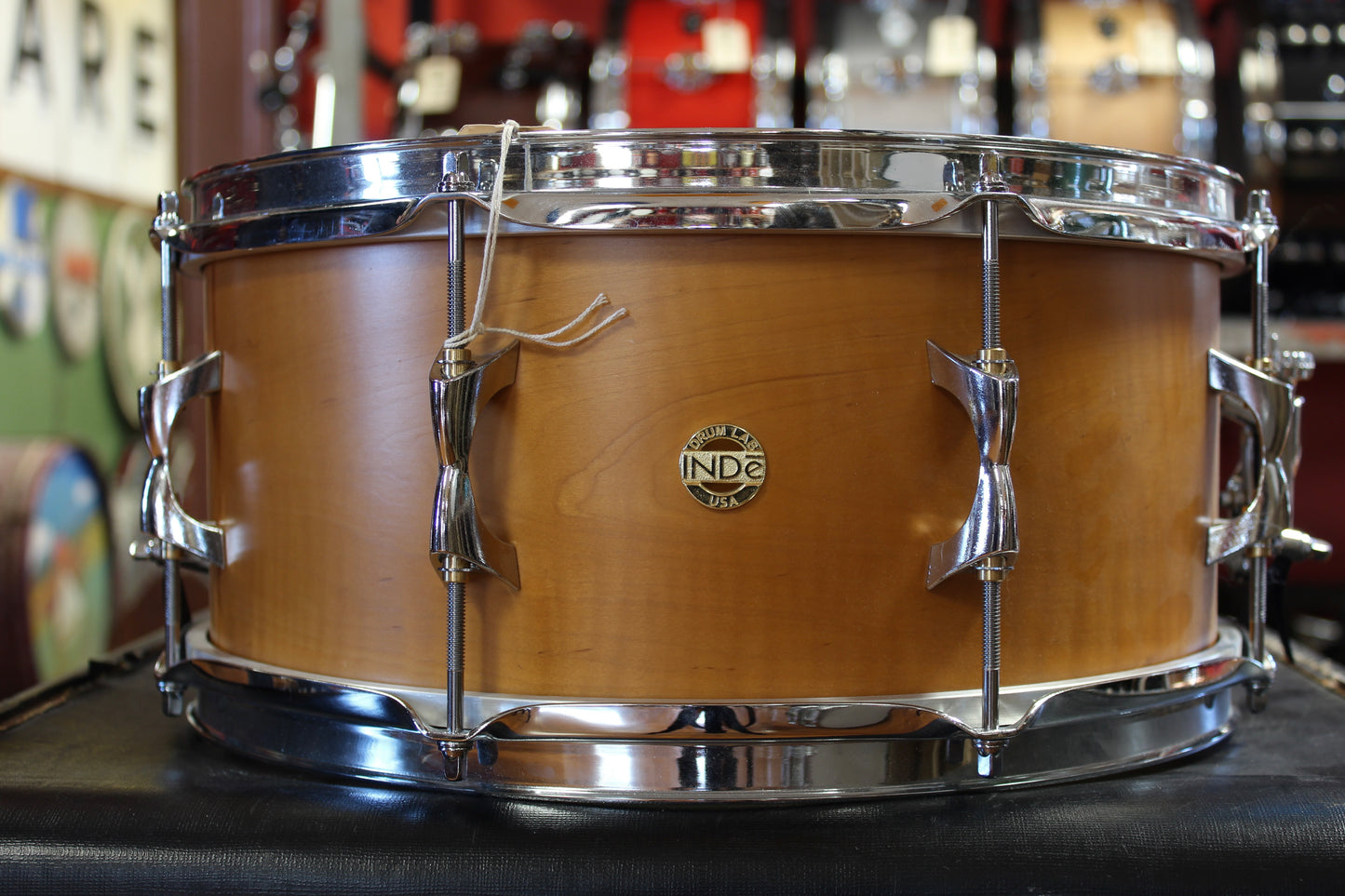 INDe Drum Lab 6.5x14 Solid Shell Maple Snare Drum