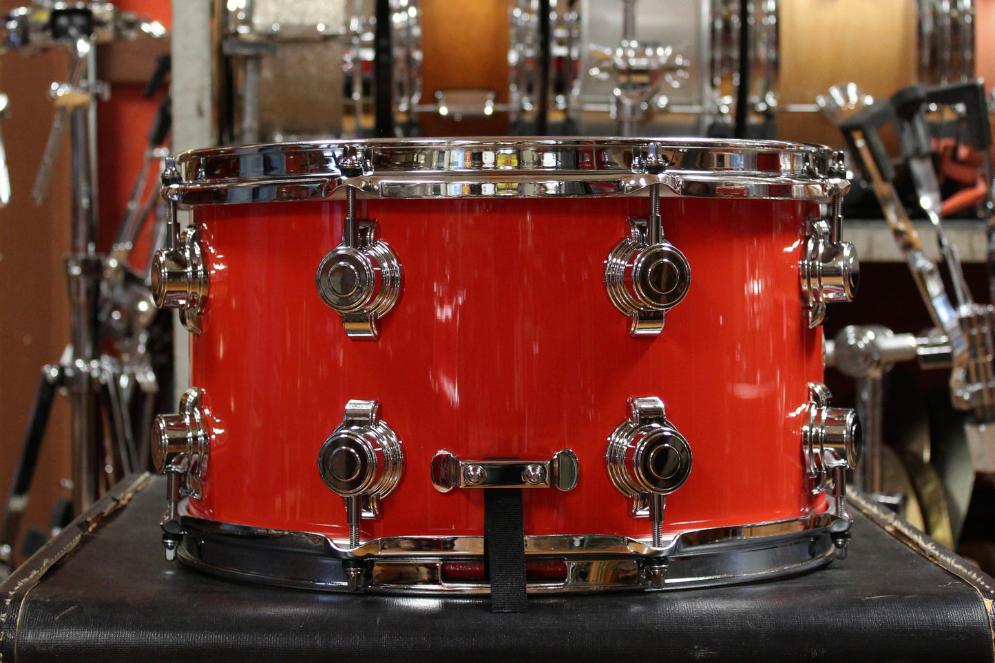 George Way 8x14 Aristocrat Snare Drum in Hot Red