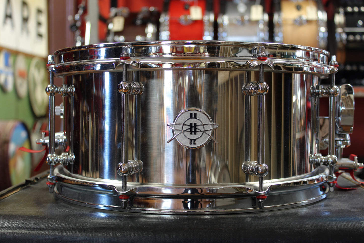 Dunnett 6.5x14 Stainless Steel Snare Drum